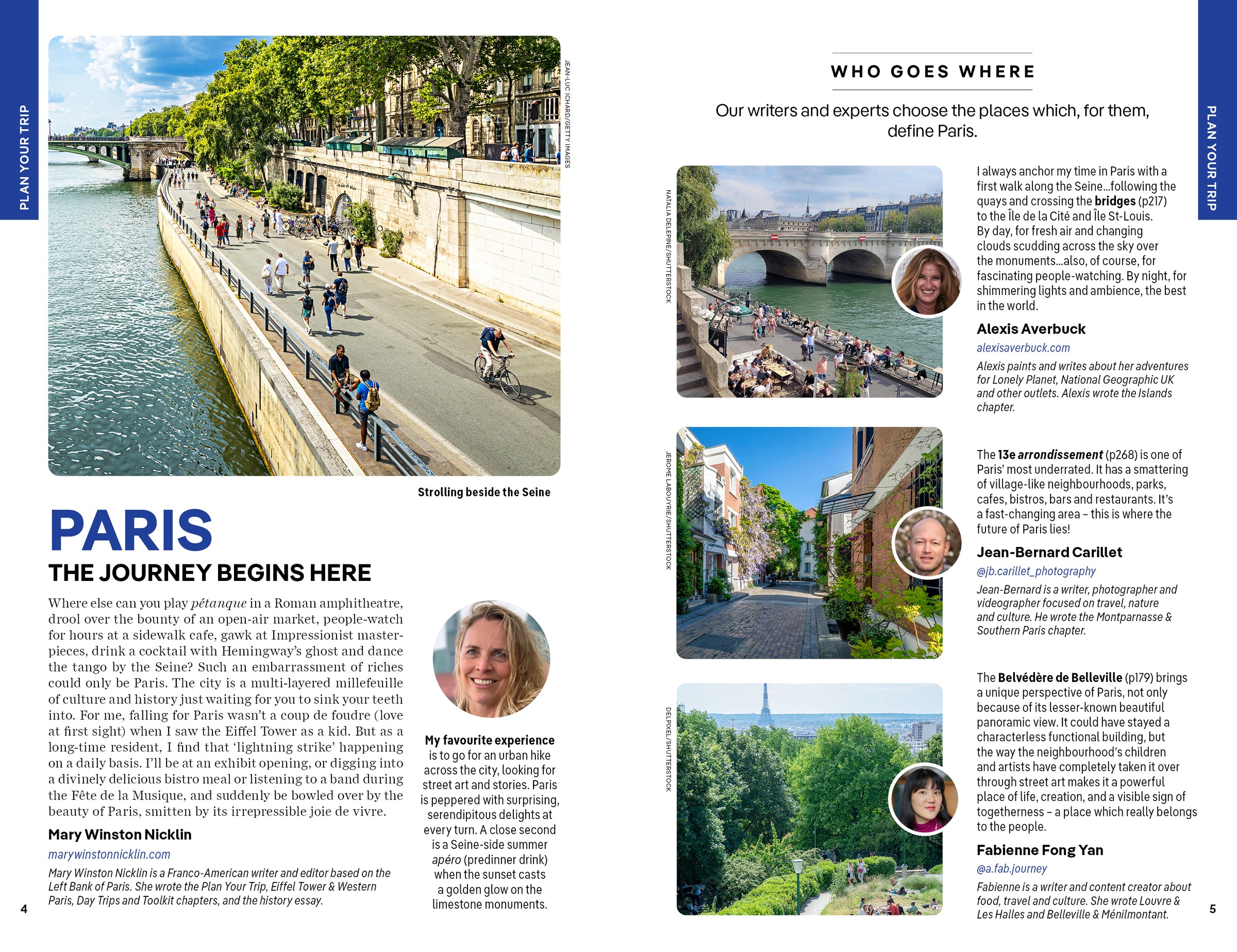 Paris – Lonely Planet (engelsk) – bla i boken