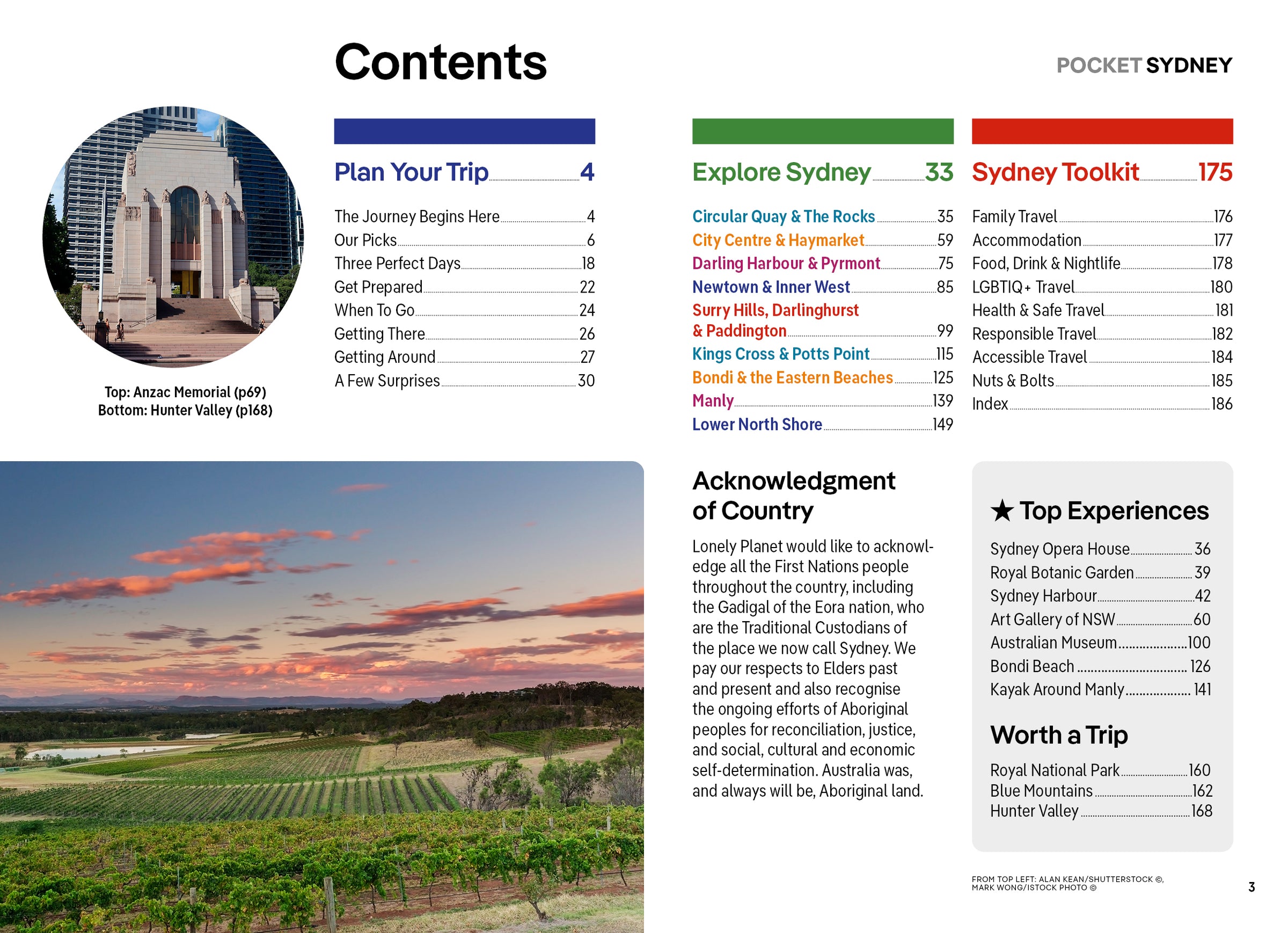 Pocket Sydney – Lonely Planet (engelsk) – bla i boken