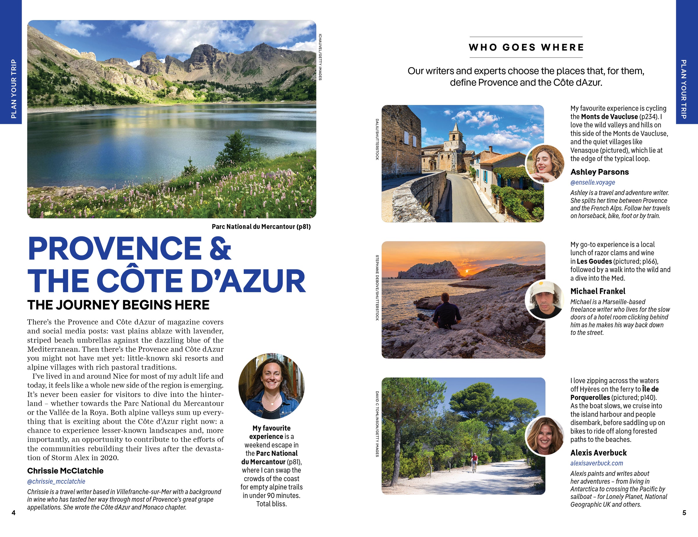 Provence & the Cote d'Azur – Lonely Planet (engelsk) – bla i boken