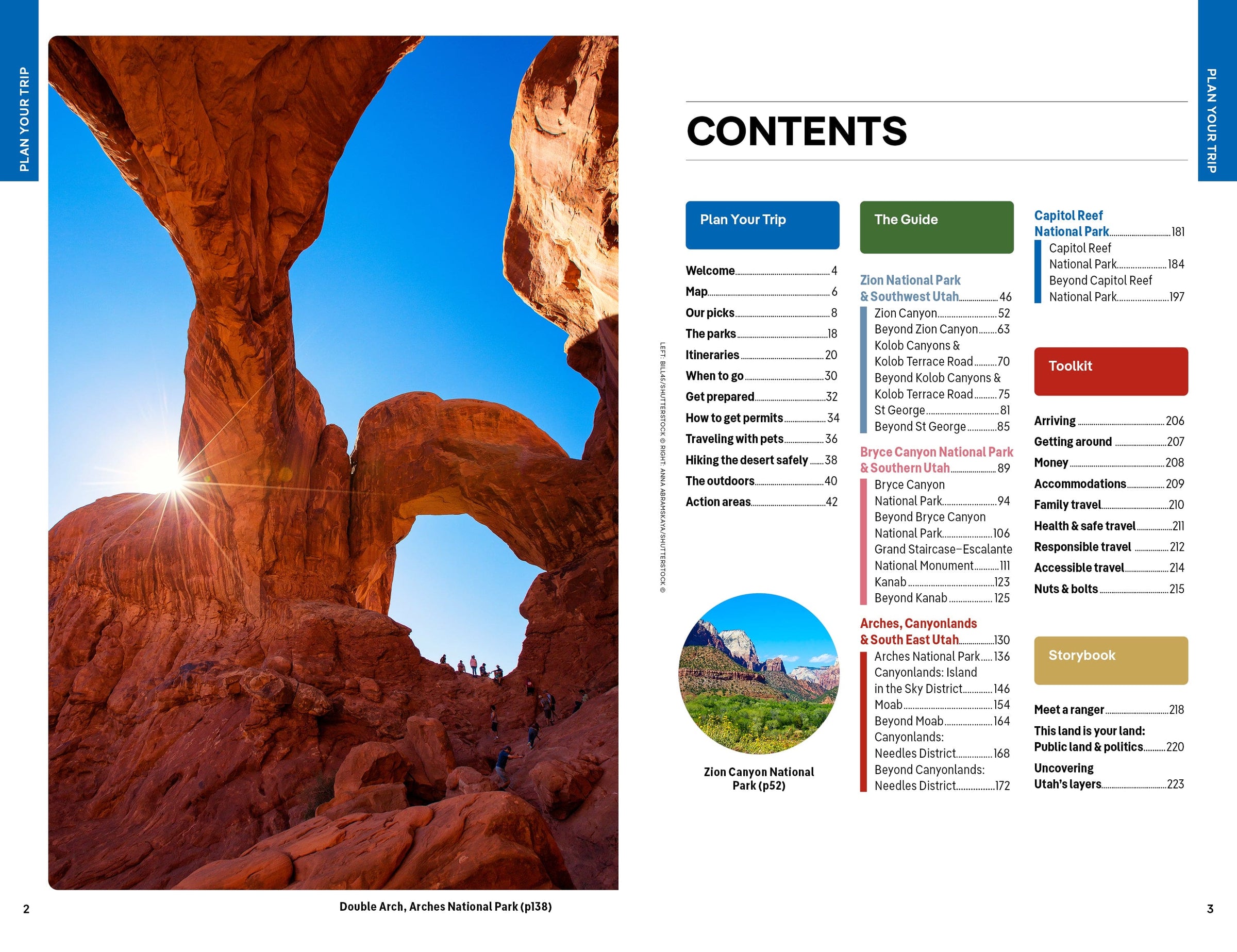 Utah's National Parks – Lonely Planet (engelsk) – bla i boken