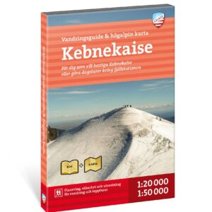 Kebnekaise – turguide med høyfjellskart (svensk) – omslag