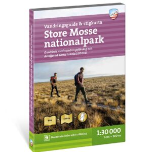 Store Mosse nasjonalpark – turguide med turkart (svensk) – omslag