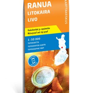 Ranua, Litokaira og Livo – turkart 1:50 000 – omslag
