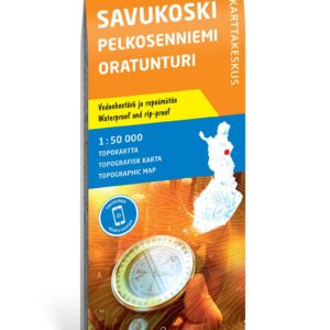 Savukoski, Pelkosenniemi og Oratunturi – turkart 1:50 000 – omslag