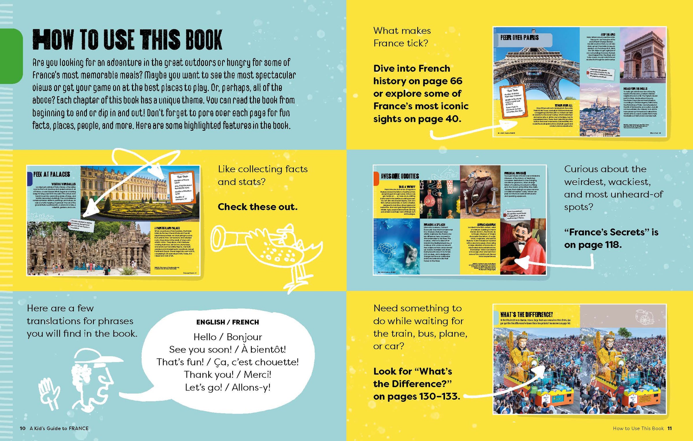 A Kid's Guide to France – Lonely Planet Kids (engelsk) – bla i boken
