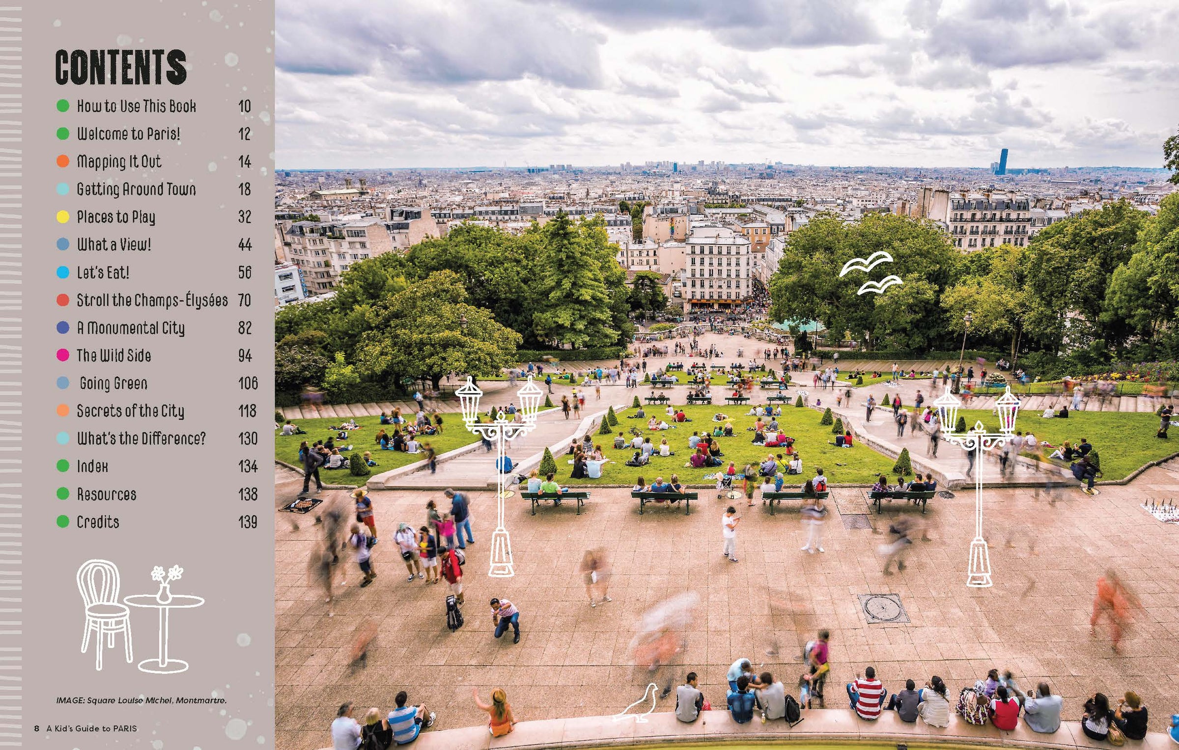 A Kid's Guide to Paris – Lonely Planet Kids (engelsk) – bla i boken