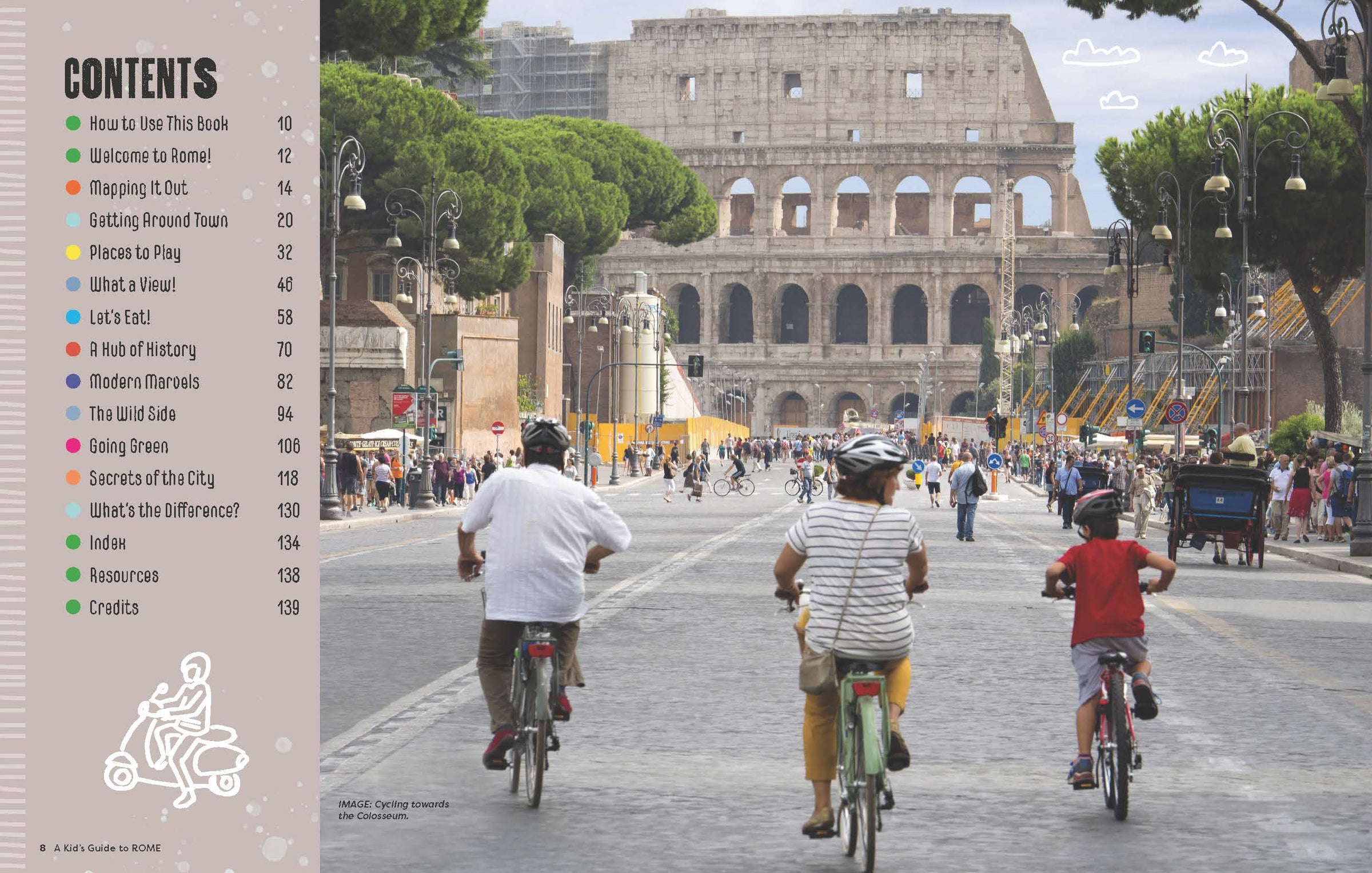 A Kid's Guide to Rome – Lonely Planet Kids (engelsk) – bla i boken