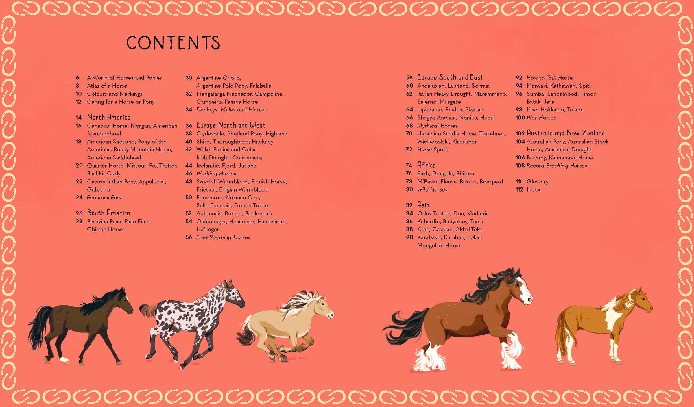 Atlas of Horses and Ponies – Lonely Planet Kids (engelsk) – bla i boken