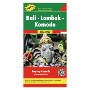 Bali, Lombok og Komodo – veikart 1:125 000 – Freytag & Berndt – forside