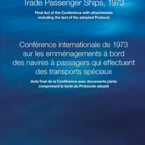 Omslag til Space Requirements for Special Trade Ships, 1973 – IMO E734B