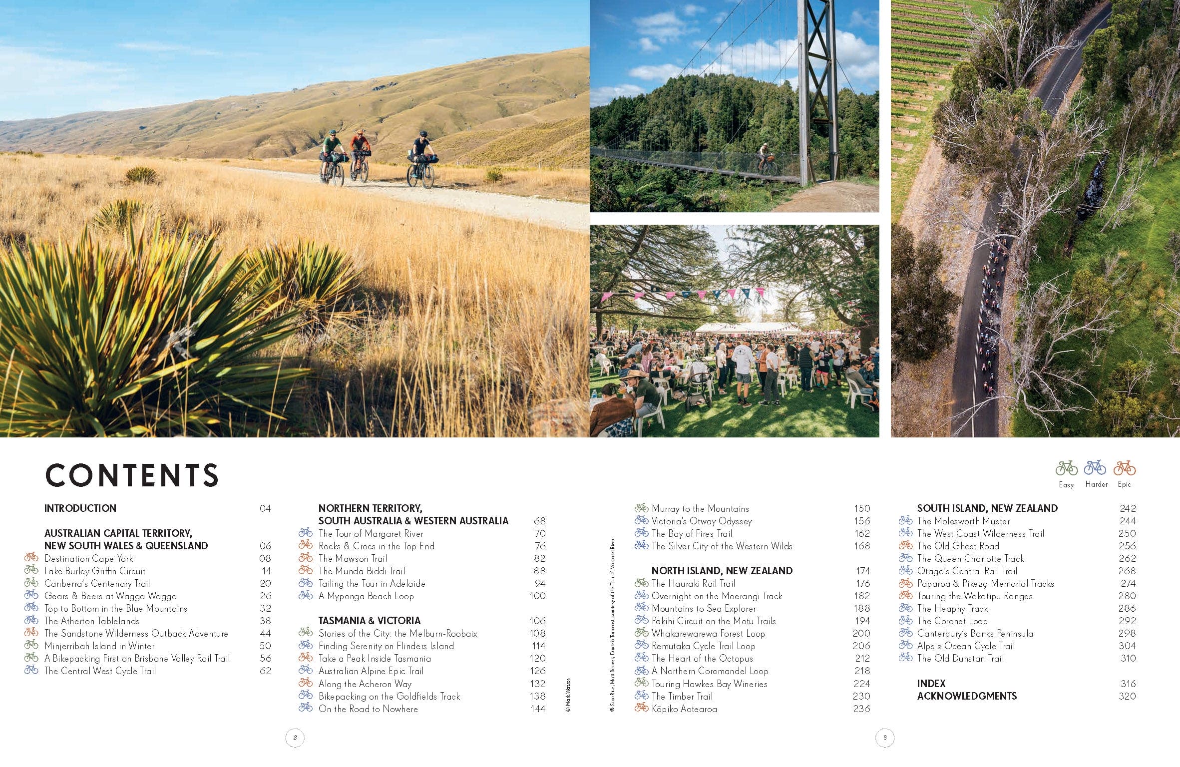 Epic Bike Rides of Australia and New Zealand – Lonely Planet (engelsk) – bla i boken