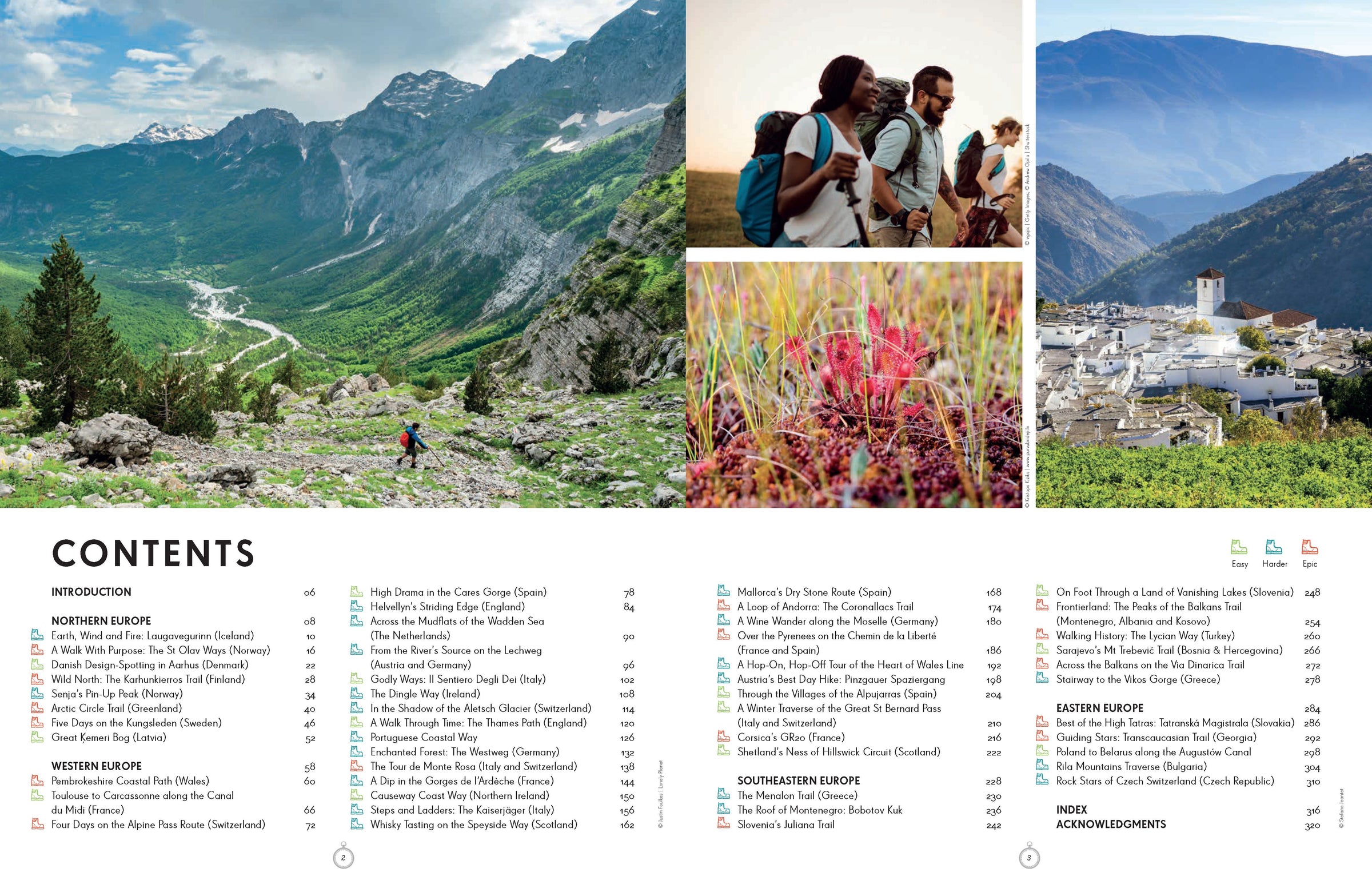 Epic Hikes of Europe – Lonely Planet (engelsk) – bla i boken