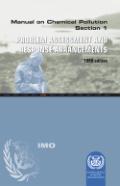 Omslag til Manual on Chemical Pollution - Section 1, 1999 Edition – IMO KA630E