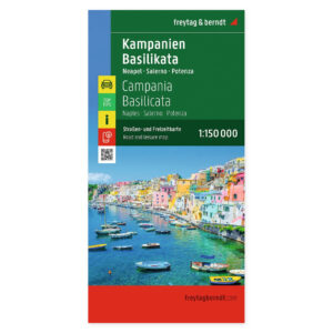 Kampania og Basilicata – vei- og fritidskart 1:150 000 – Freytag & Berndt – forside