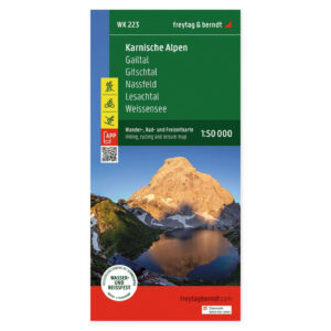 Karniske alper, Gailtal og Lesachtal – turkart 1:50 000 (vannfast) – forside