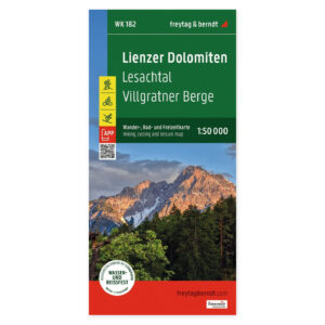 Lienzer Dolomittene – turkart 1:50 000 (vannfast) – forside
