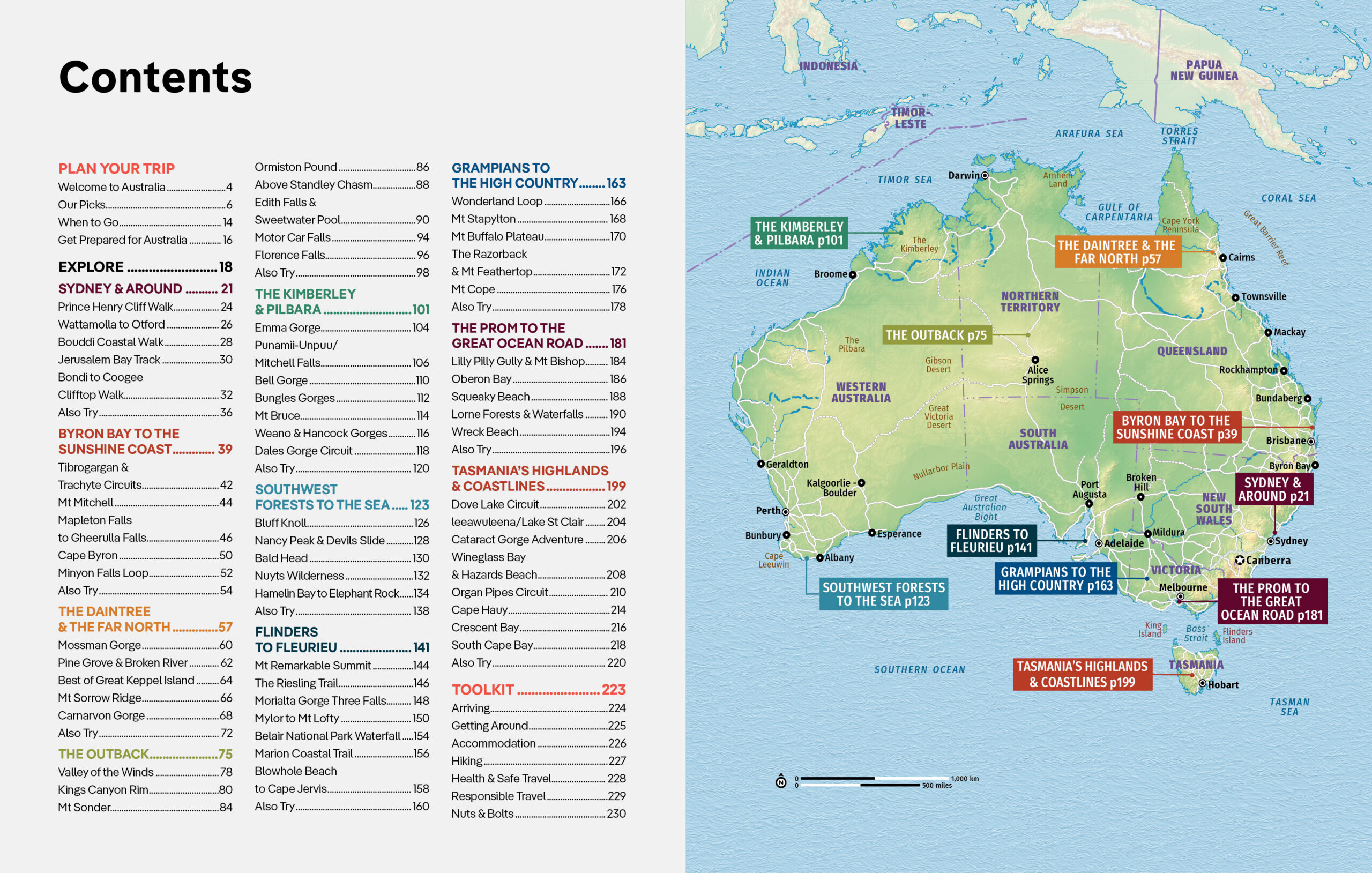 Best Day Walks Australia – Lonely Planet (engelsk) – bla i boken