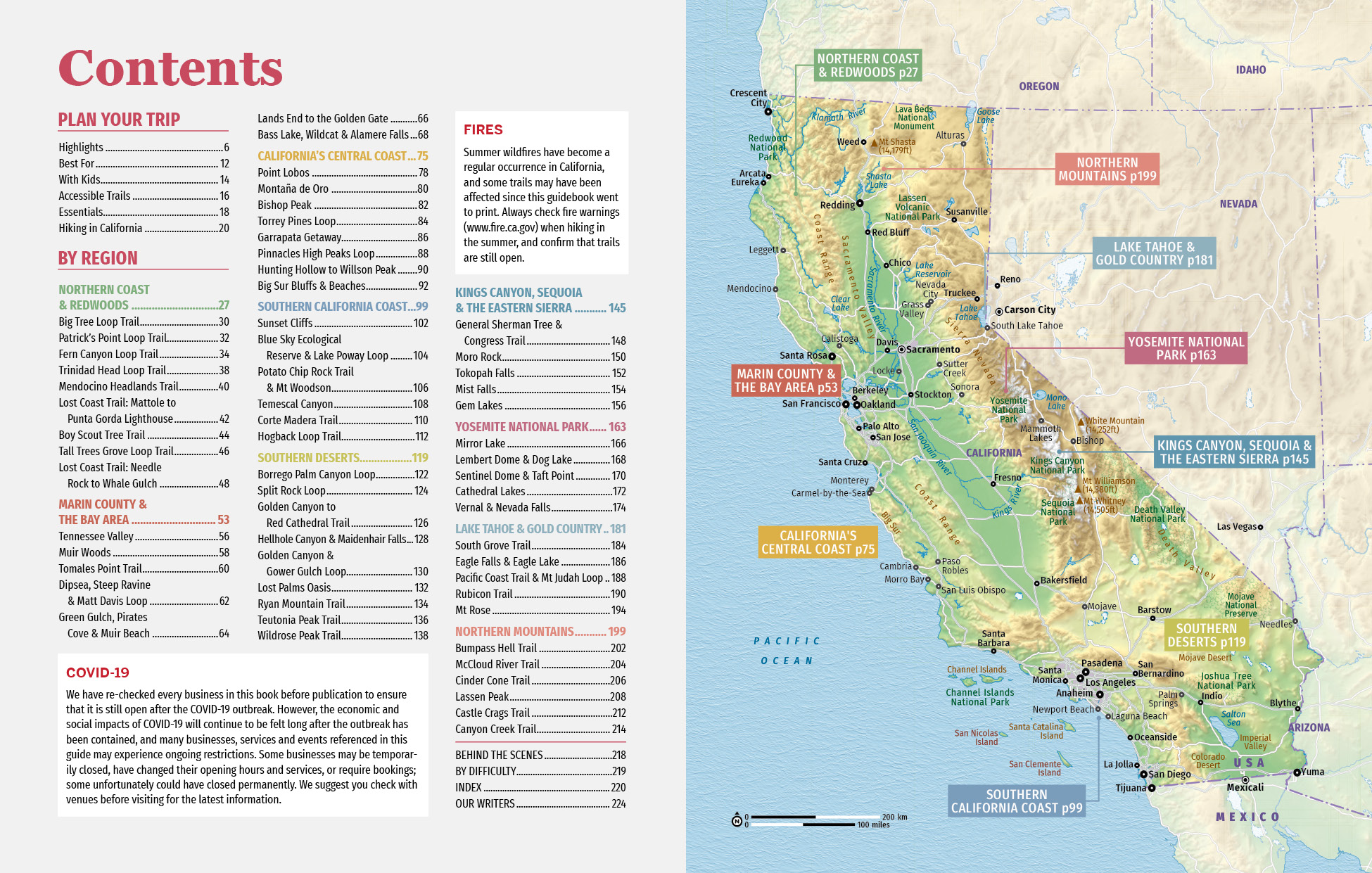 Best Day Walks California – Lonely Planet (engelsk) – bla i boken