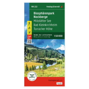 Nockberge biosfærepark – turkart 1:50 000 (vannfast) – forside