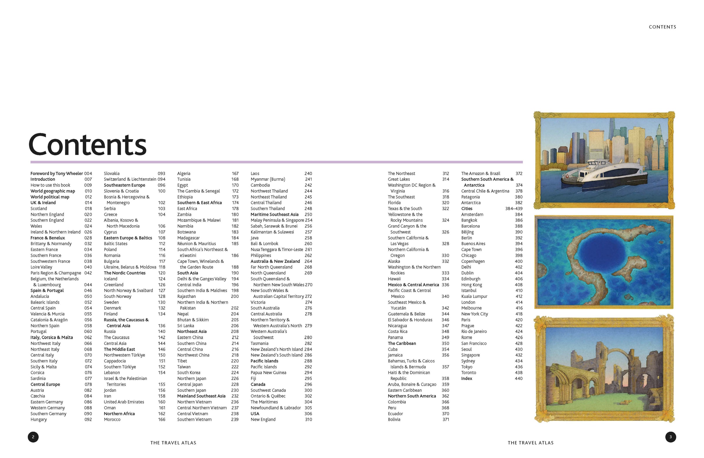 The Travel Atlas (heftet) – Lonely Planet (engelsk) – bla i boken