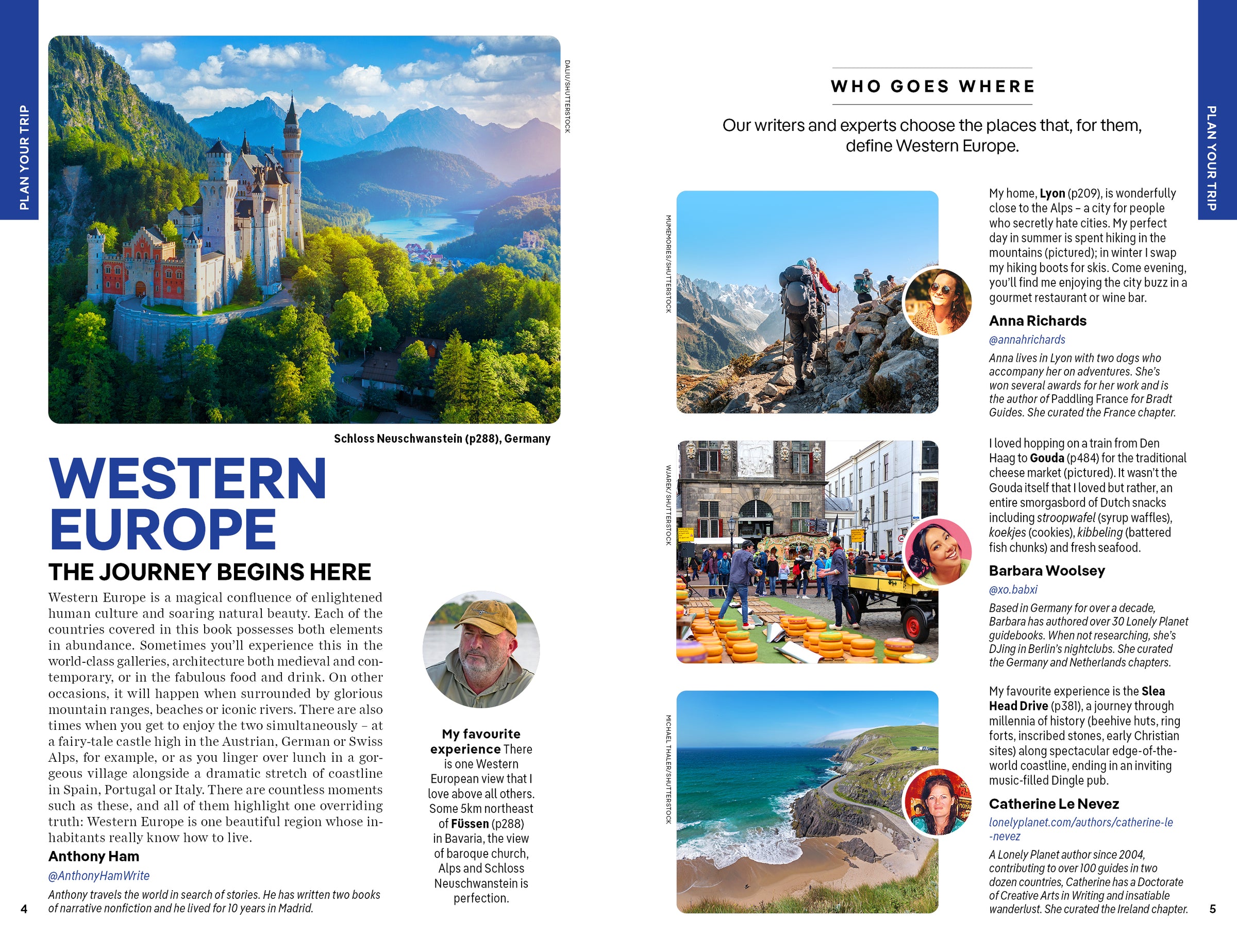 Western Europe – Lonely Planet (engelsk) – bla i boken