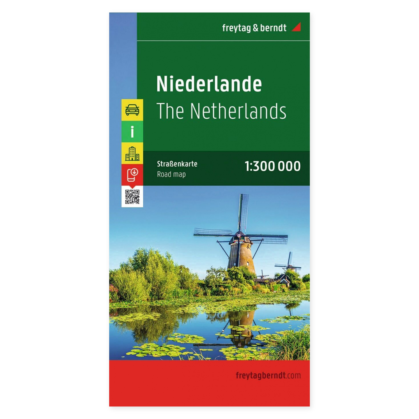 Nederland – veikart (flerspråklig) – forside