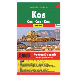 Kos – veikart (lommeformat, flerspråklig) – forside