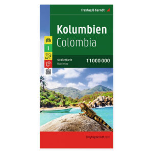 Colombia – veikart (flerspråklig) – forside