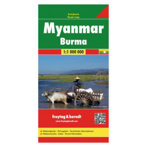 Myanmar (Burma) – veikart (flerspråklig) – forside