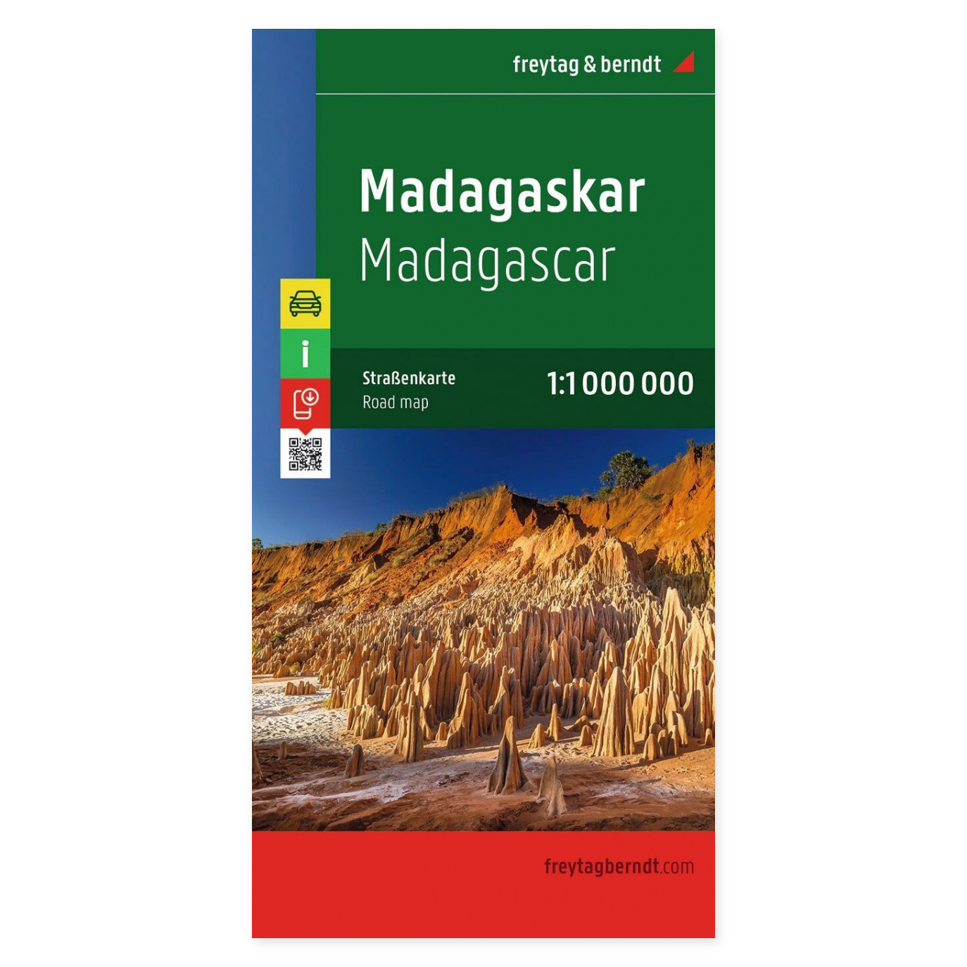 Madagaskar – veikart (flerspråklig) – forside