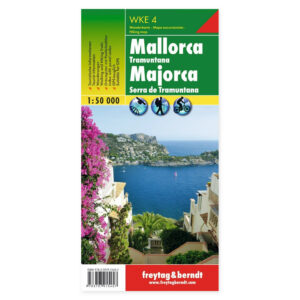 Mallorca og Tramuntana – turkart 1:50 000 (flerspråklig) – forside