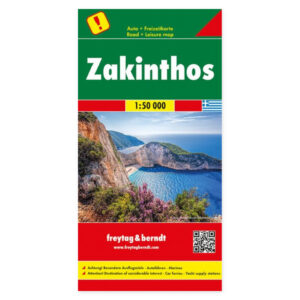 Zakynthos – veikart (flerspråklig) – forside