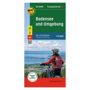 Bodensee og omegn – sykkelkart 1:75 000 (vannfast) – forside