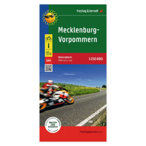 Mecklenburg-Vorpommern – motorsykkelkart 1:250 000 (vannfast) – forside