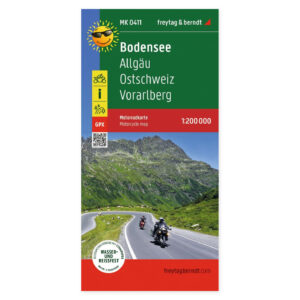 Bodensee – motorsykkelkart 1:200 000 (vannfast) – forside