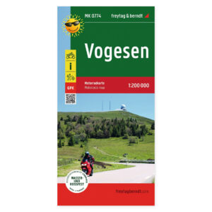 Vosges – motorsykkelkart 1:200 000 (vannfast) – forside