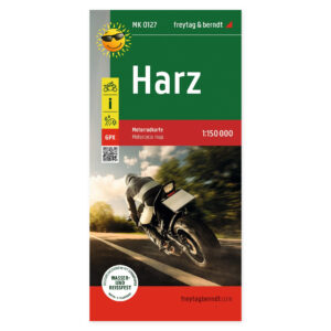 Harz – motorsykkelkart 1:150 000 (vannfast) – forside