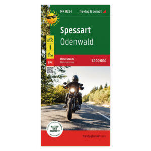 Spessart og Odenwald – motorsykkelkart 1:200 000 (vannfast) – forside