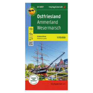 Ostfriesland, Ammerland og Wesermarsch – fritidskart 1:170 000 (vannfast) – forside