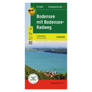 Bodensee og Bodensee-Radweg – fritidskart 1:130 000 (vannfast) – forside