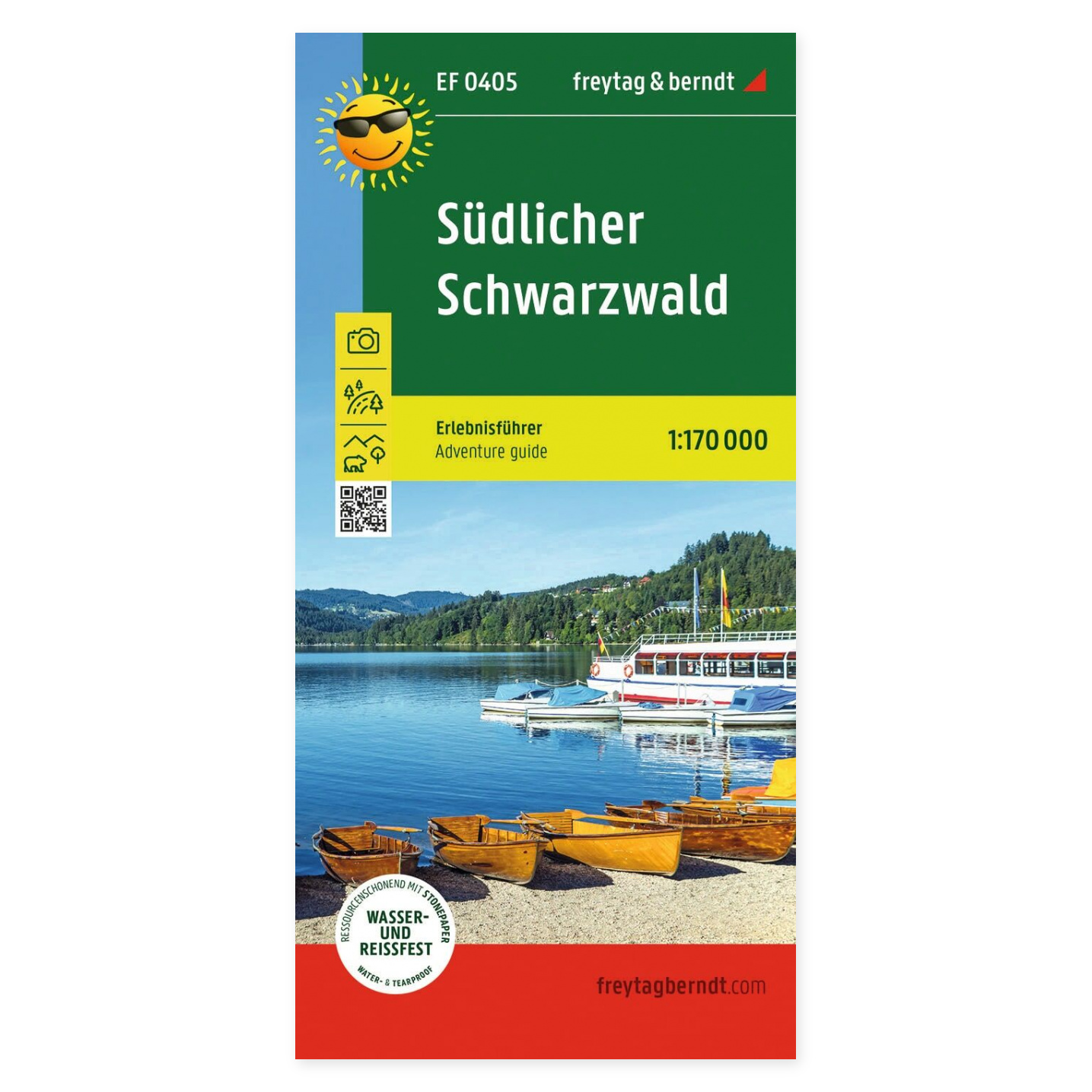 Sørlige Schwarzwald – fritidskart 1:170 000 (vannfast) – forside