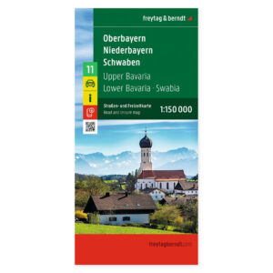 Oberbayern, Niederbayern og Schwaben – veikart (flerspråklig) – forside