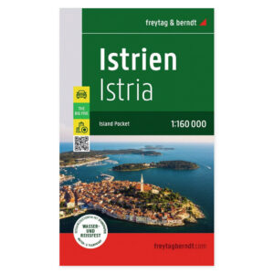 Istria – veikart (lommeformat, flerspråklig) – forside