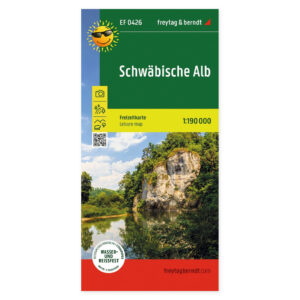Schwäbische Alb – fritidskart 1:190 000 (vannfast) – forside