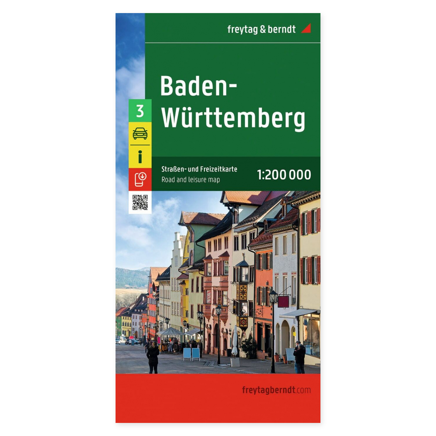 Baden-Württemberg – veikart (flerspråklig) – forside