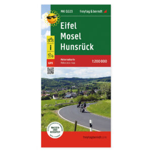 Eifel, Mosel og Hunsrück – motorsykkelkart 1:200 000 (vannfast) – forside