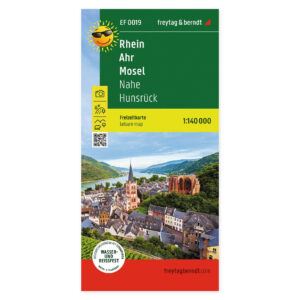Rhein, Ahr og Mosel – fritidskart 1:140 000 (vannfast) – forside
