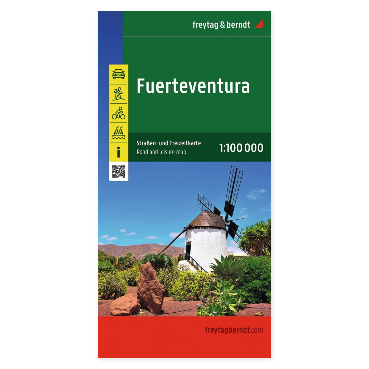 Fuerteventura – veikart (flerspråklig) – forside