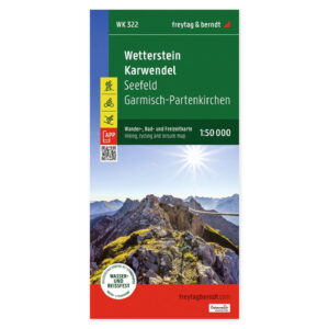 Wetterstein og Karwendel – turkart 1:50 000 (vannfast) – forside