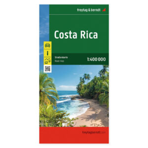 Costa Rica – veikart (flerspråklig) – forside